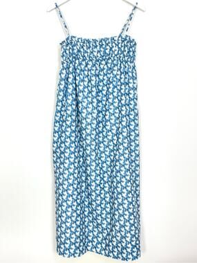 Moodie Blue Floral Maxi Dress